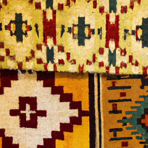 retro native american carpets